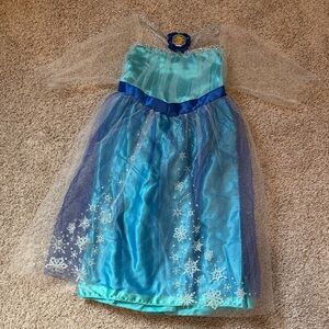 Elsa Frozen Costume Dress for Kids